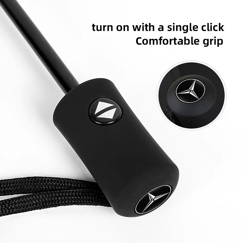 GLC GLB 12-реберный автоматический зонт УФ-защита от солнца Зонт с эмблемой автомобиля Для Mercedes Benz AMG W204 W205 W203 W211 W212 W21