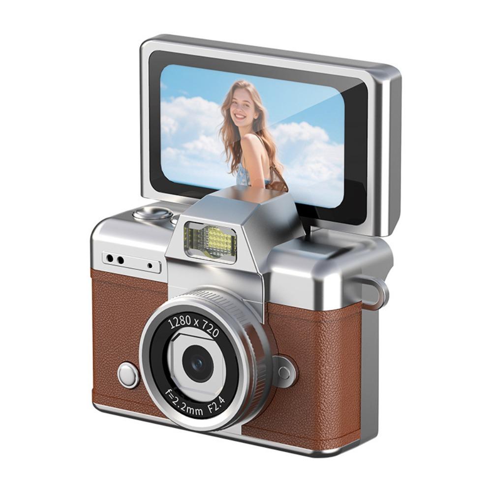 HD 1080P Retro CCD Mini Digital Camera 180° Flip Screen Flip Screen Camera For Kid