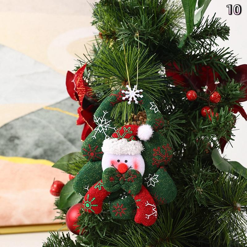 Рождественская кукла, подвеска, Дед Мороз, снеговик, для праздничного домашнего декора, аксессуары для рождественской елки и вечеринки