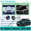 Для Citroen C5 Aircross 2018~2024 Автомобильный полный солнцезащитный козырек Защита от солнца на лобовое стекло Защита боковых окон от УФ-лучей Чехол Аксессуары для автомобиля