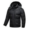 White Duck Down Stand Up Collar Down Jacket, Thickened Warm and Cold Resistant Casual Hooded Down Jacket for Men