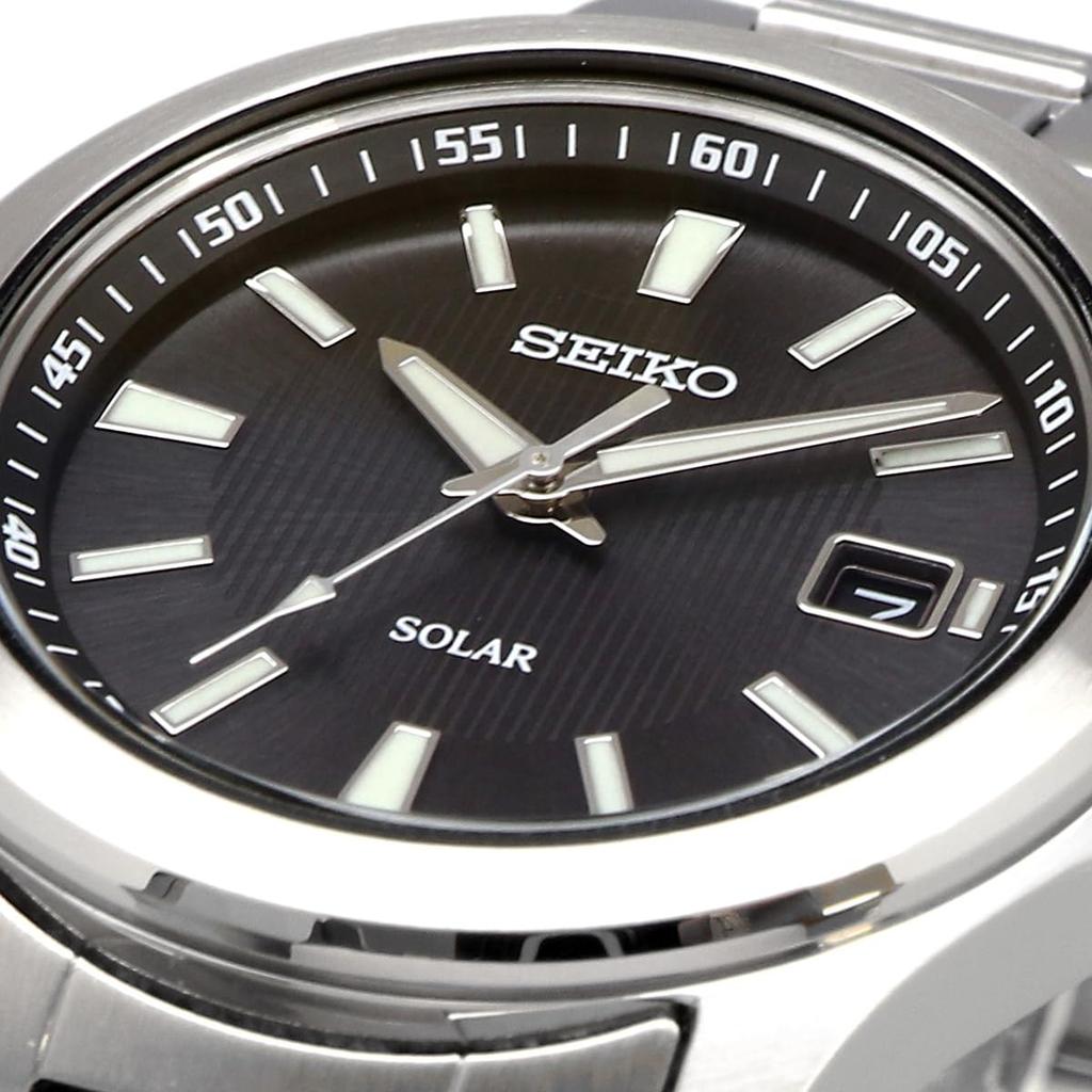 SEIKO Solar Quartz Watch SBPN067 Silver Black [Seiko] Men's []