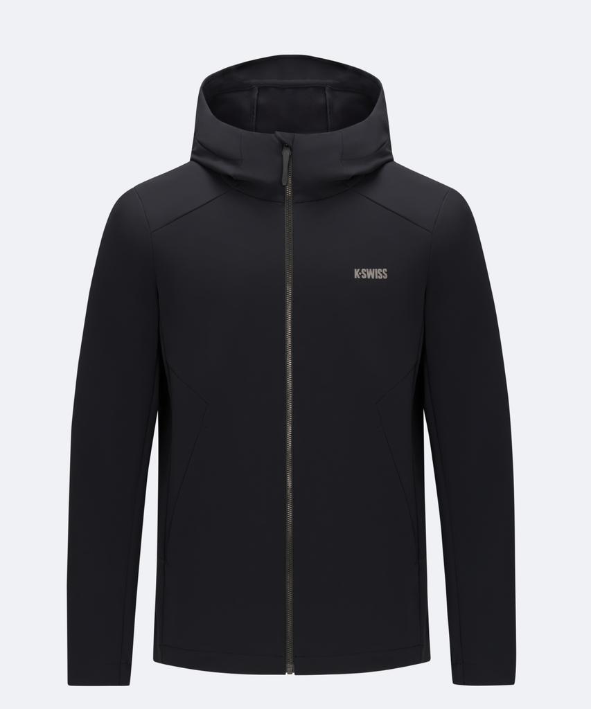 K-Swiss Men'S Brushed Woven Jacket_1Ksjkwu002Bk