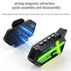 1/2 шт. Bluetooth Мотоциклетная Гарнитура Интерком 800 м Беспроводной Интеркоммуникатор 1000 мАч сильное магнитное притяжение С Подсветкой
