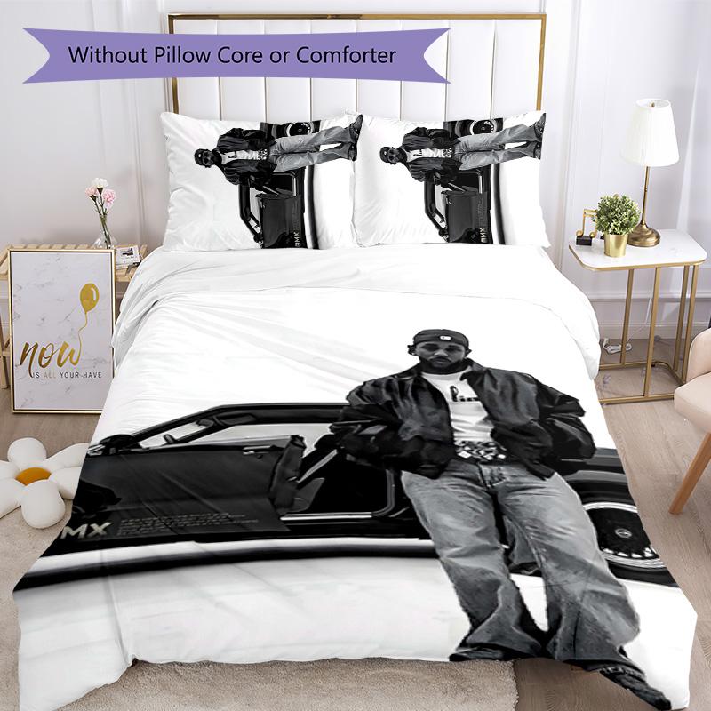 GNX Lamar 3pcs Bedding Set Duvet Cover Closure Includes 1 Duvet Cover & 2 Pillowcases for All Seasons Bedroom Home Dorm Decor