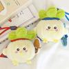 With Voice Stuffed Cabbage Chicken Keychain Cartoon Chicken Plush Keychain  Car Key Accessories