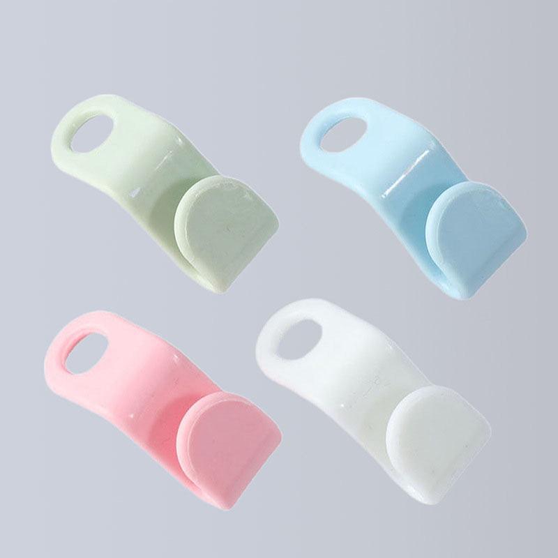 50Pcs Mini Clothes Hanger For Wardrobe Connector Hook Plastic Wardrobe Coat Extender Clips Holder Space Saving