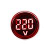 Круглый светодиодный дисплей цифровой вольтметр для переменного тока 230 В с европейской вилкой - несколько цветов