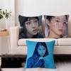K-Kyujin Singer HD Pillow Gift Home Office Decoration Bedroom Sofa Car Cushion Cover Case 45x45