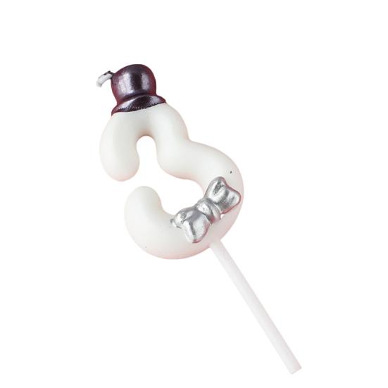 Портативные свечи для торта, изысканное привлекательное украшение, 0-9, цифровые