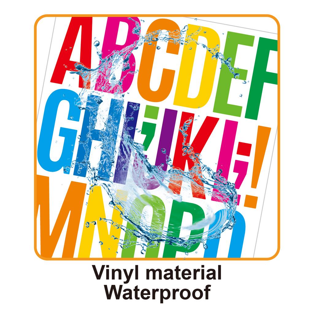 3-дюймовая наклейка с буквой сделай сам английская декоративная почтовый ящик автомобиль флаг для дергания водонепроницаемая креативная цифровая наклейка с буквой