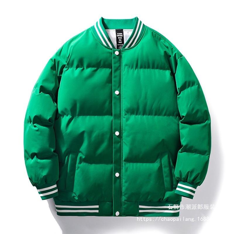 Новая осенне-зимняя бейсбольная куртка для пары, хлопковая куртка с утеплителем, мужская теплая хлопковая куртка, модная куртка, мужская пуховая хлопковая куртка