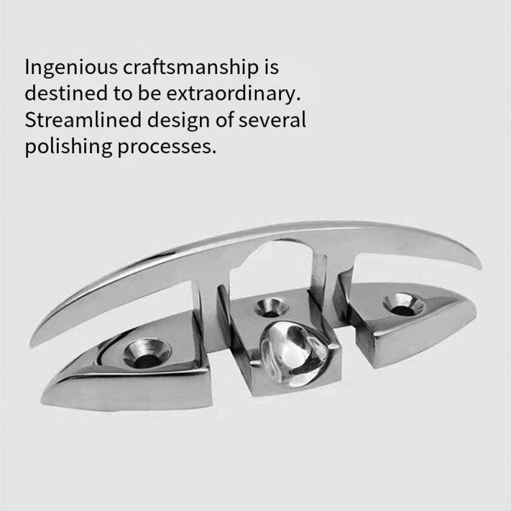 Утка для лодки 5" 6" дюймов 316 нержавеющая сталь складная утка морской класс утка для швартовки откидная утка для лодки каяк и украшения с креплением