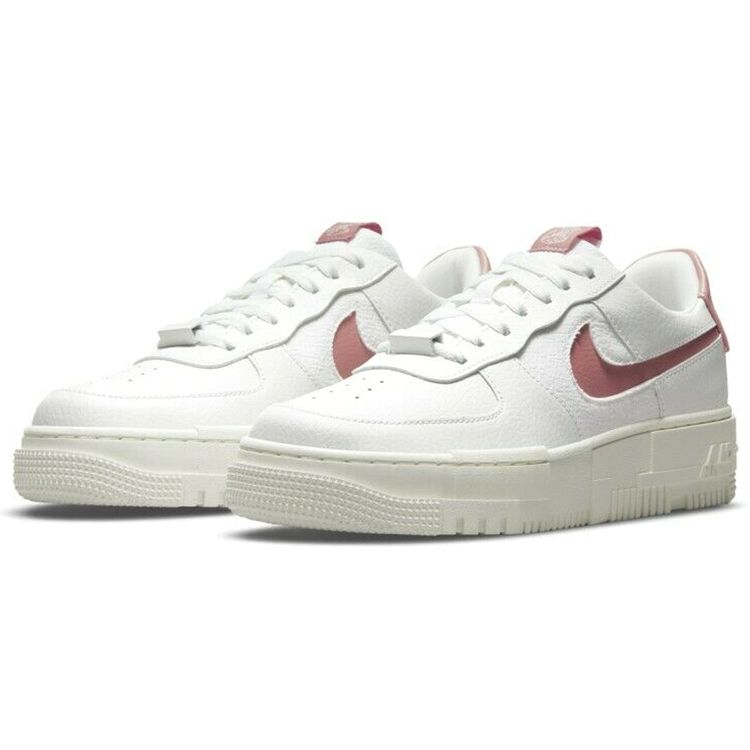 Nike Air Force 1 Pixel White Rust Pink Женские кроссовки Summit-White CK6649-103