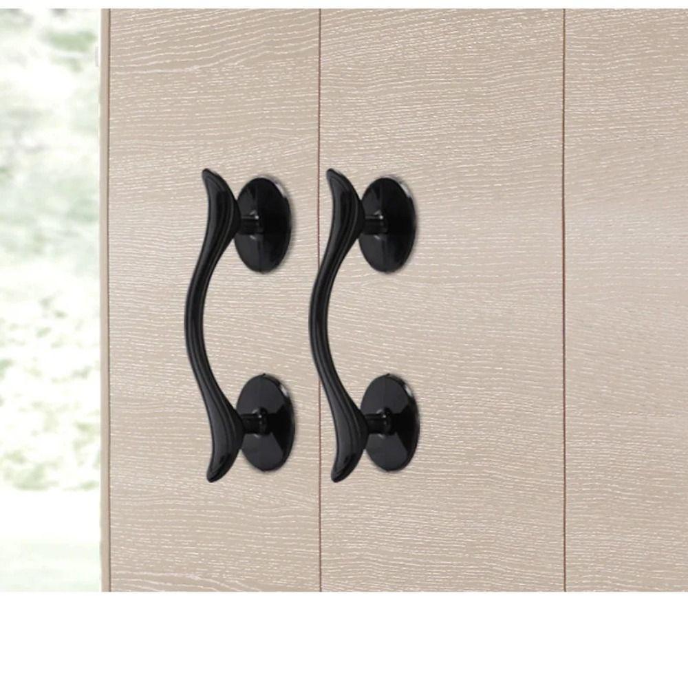 Непробивная дверь Ручки без пробивания отверстий Самоклеящаяся ручка для шкафа Перемещение раздвижной двери