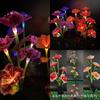 Newest Dynamic Fairy lily butterfly Wedding decoration led Novelty artistic optical fiber flower Christmas New Year party Shop