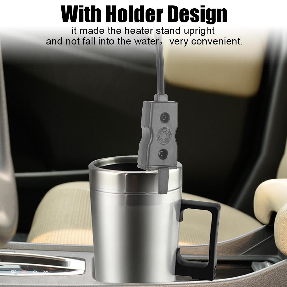 12 В 24 В Безопасный Грелка Высокого Качества Прикуриватель Для Чая Кофе Воды Электрический Нагреватель Автомобильный Погружной Нагреватель Универсальный
