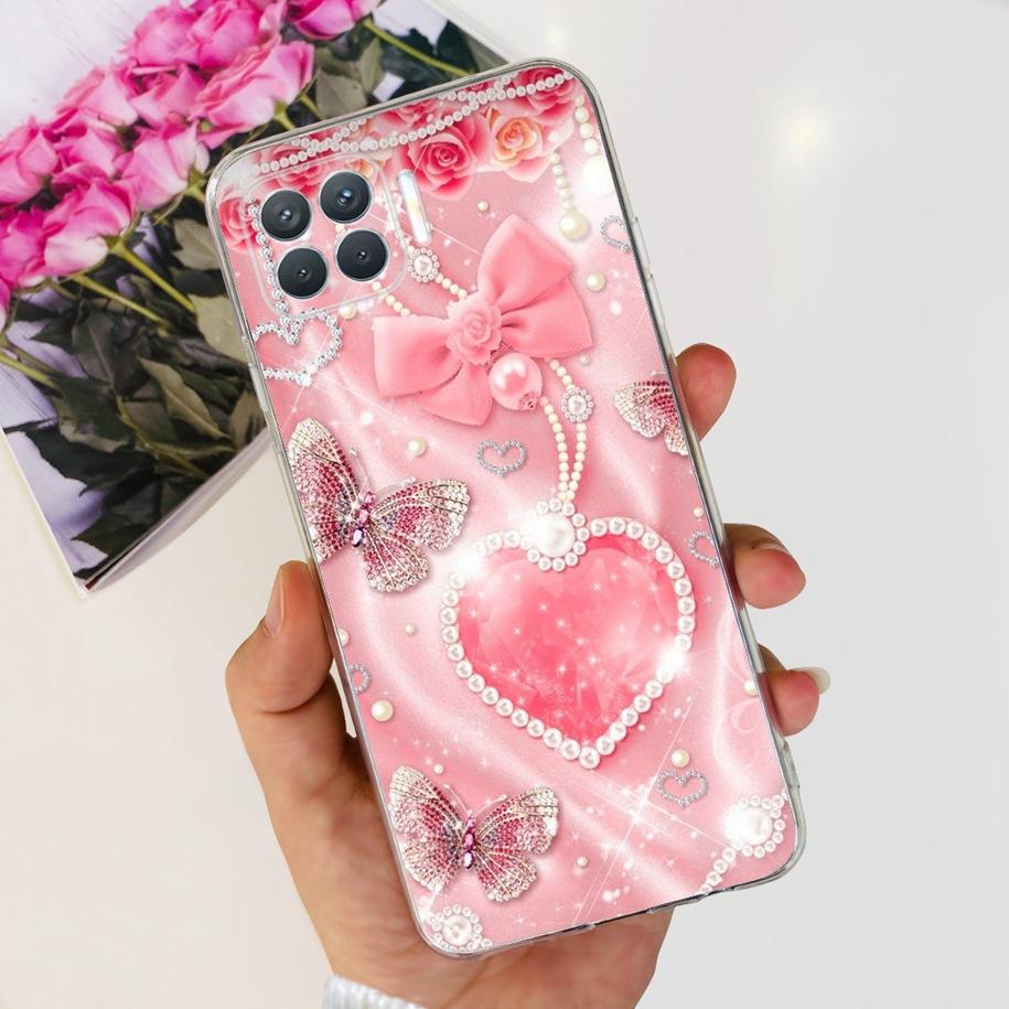 Чехол для OPPO Reno 4 Lite CPH2125 Чехол для телефона Милый Мультяшный Мягкий Силиконовый Задняя Крышка Для OPPO F17 Pro CPH2119 Coque A93 2020 Funda