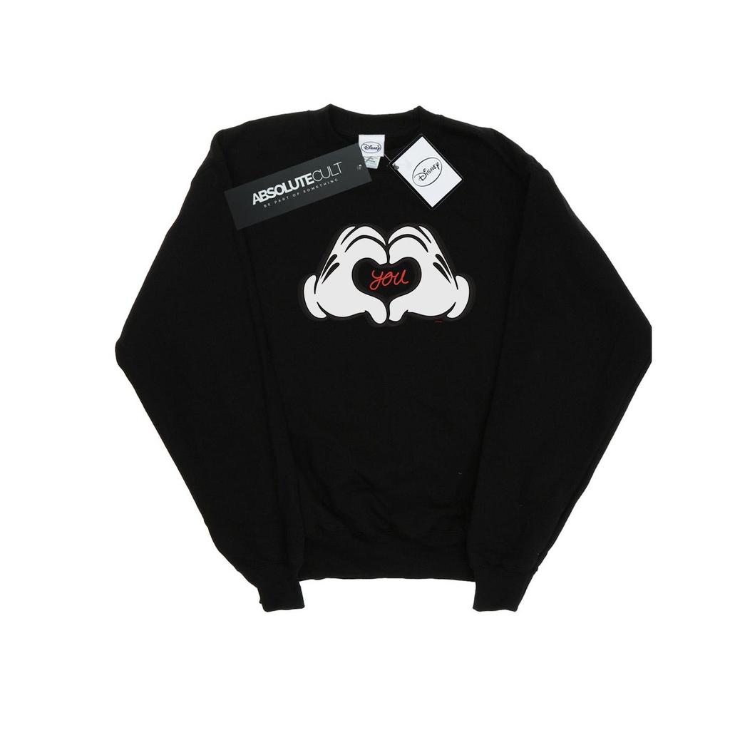 Disney Mens Mickey Mouse Loves You Sweatshirt