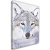 Canvas Print, White Wolf In the Snow