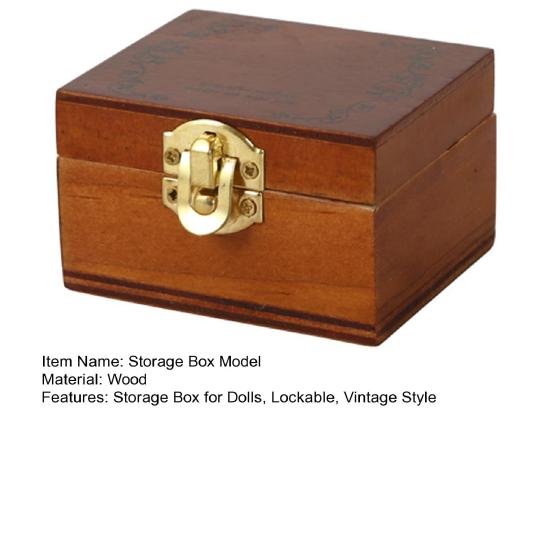 Кукольный домик ящик для хранения миниатюрный деревянный ящик ретро ящик для хранения модель с