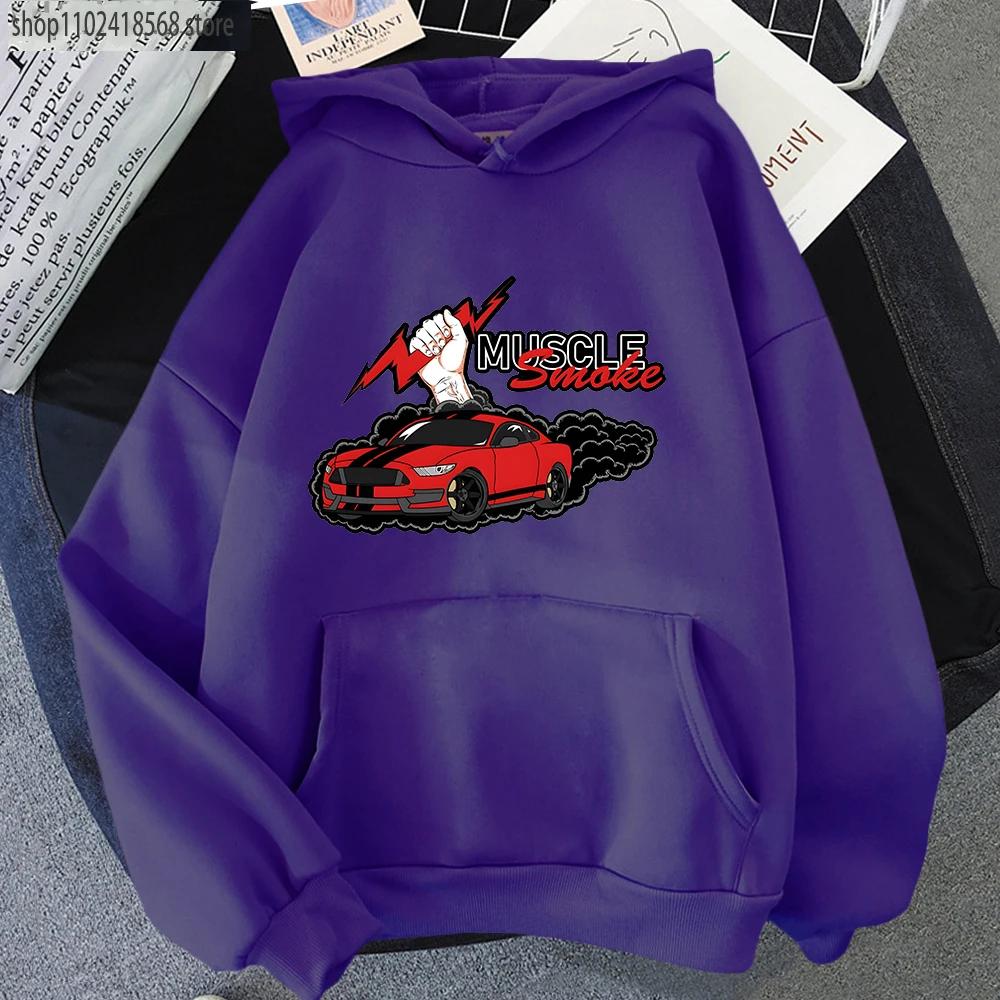 Anime Initial D Hoodie Muscle Car Automotive Graphic Sweatshirts Streetwear Women Men Clothing Long Sleeve Clothes