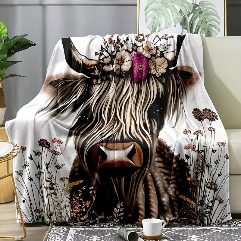 150*200cm Flannel Blanket, Thickened Blanket, Air-conditioned Nap Blanket
