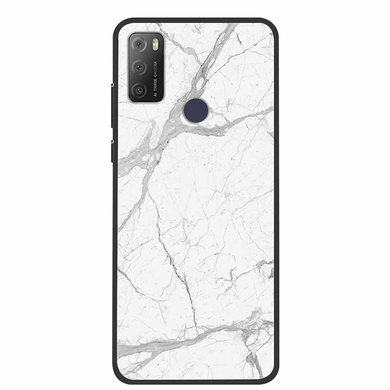 Для Alcatel 1S 2021 чехол роскошный силиконовый мягкий чехол из ТПУ для телефона Alcatel 1S 2020 противоударный милый бампер из ТПУ Fundas Coque