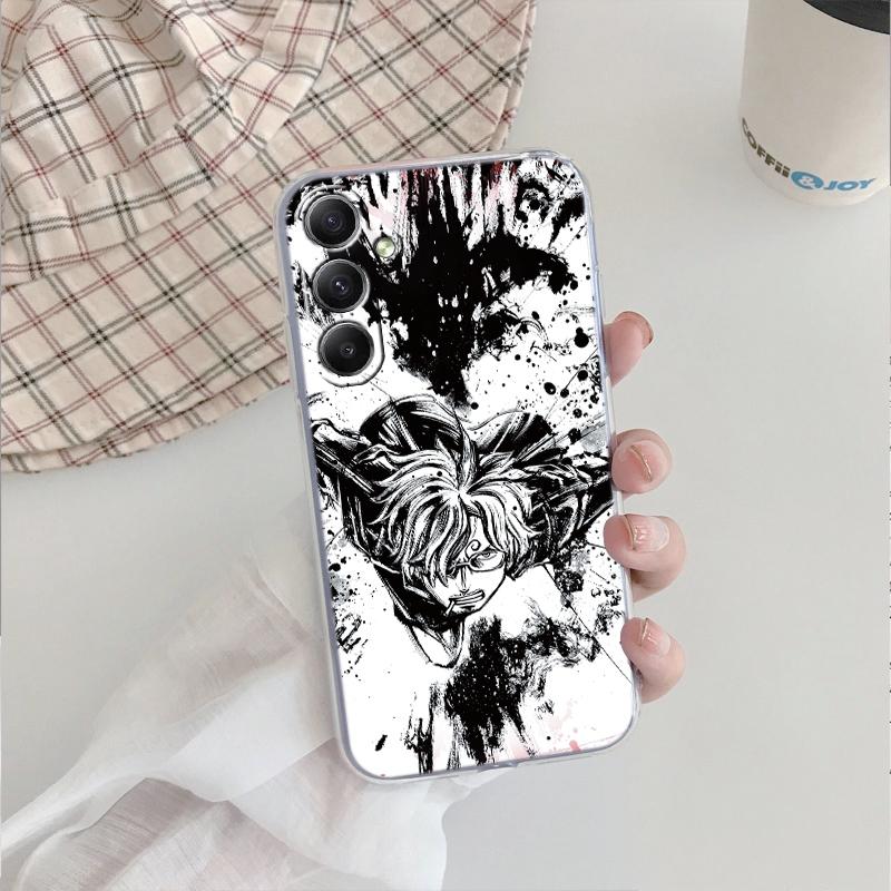 Мягкий прозрачный силиконовый чехол с рисунком аниме для Xiaomi Redmi Note 13 14T 15 Samsung A55 A35 S24 FE iPhone Huawei Honor Camera Защитный противоударный чехол