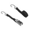 1in 25mm Ratchet Tie Down Straps Black Rust Proof Precise Stitching for MotorcycleTrailer Truck Kayak Boat 3 M   9.8ft