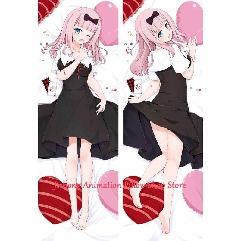 Наволочка Dakimakura Anime Chika Fujiwara, двусторонний принт, в натуральную величину, высокое качество, 2WAY, наволочка, подарки отаку