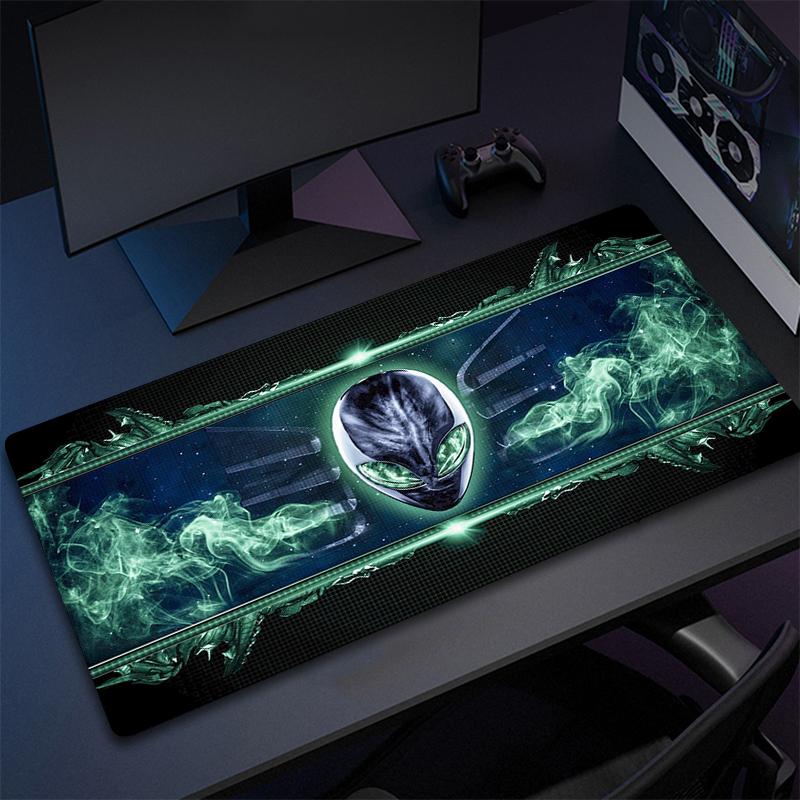 Alienware Rgb Mouse Pad Gaming Desk Accessories Deskmat Keyboard Mat Mousepad Gamer Mats Anime Mause Pc Pads Carpet Kawaii Large
