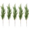 5/10pcs Christmas Artificial Pine Tree Branches DIY Wreath Fake Pine Leaves  Wedding