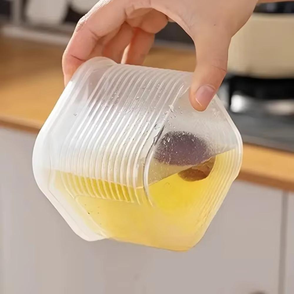 Sealed Refrigerator Storage Box Divided Frozen Soup Box Crisper Seasoning Storage Jar Rice