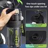800/1200Ml Sports Water Bottle - High Temp Resistant, Leakproof, With Straw & Direct Drinking For Outdoor