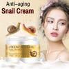 Snail Face Cream Hyaluronic Acid Moisturizer Anti Wrinkle Aging Cream Collagen Nourishing Serum Day Cream for Face