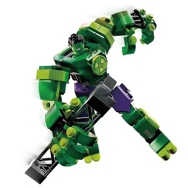 @76270 76302 Superhero Bricks Avengers Thor Iron Man Thanos Assemble Compatible Action Figure Toy Building Blocks Model Ornament