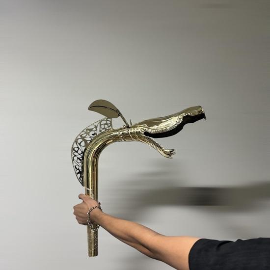 Deskford Carnyx полностью играбельная латунная средневековая кельтская реплика боевого рога