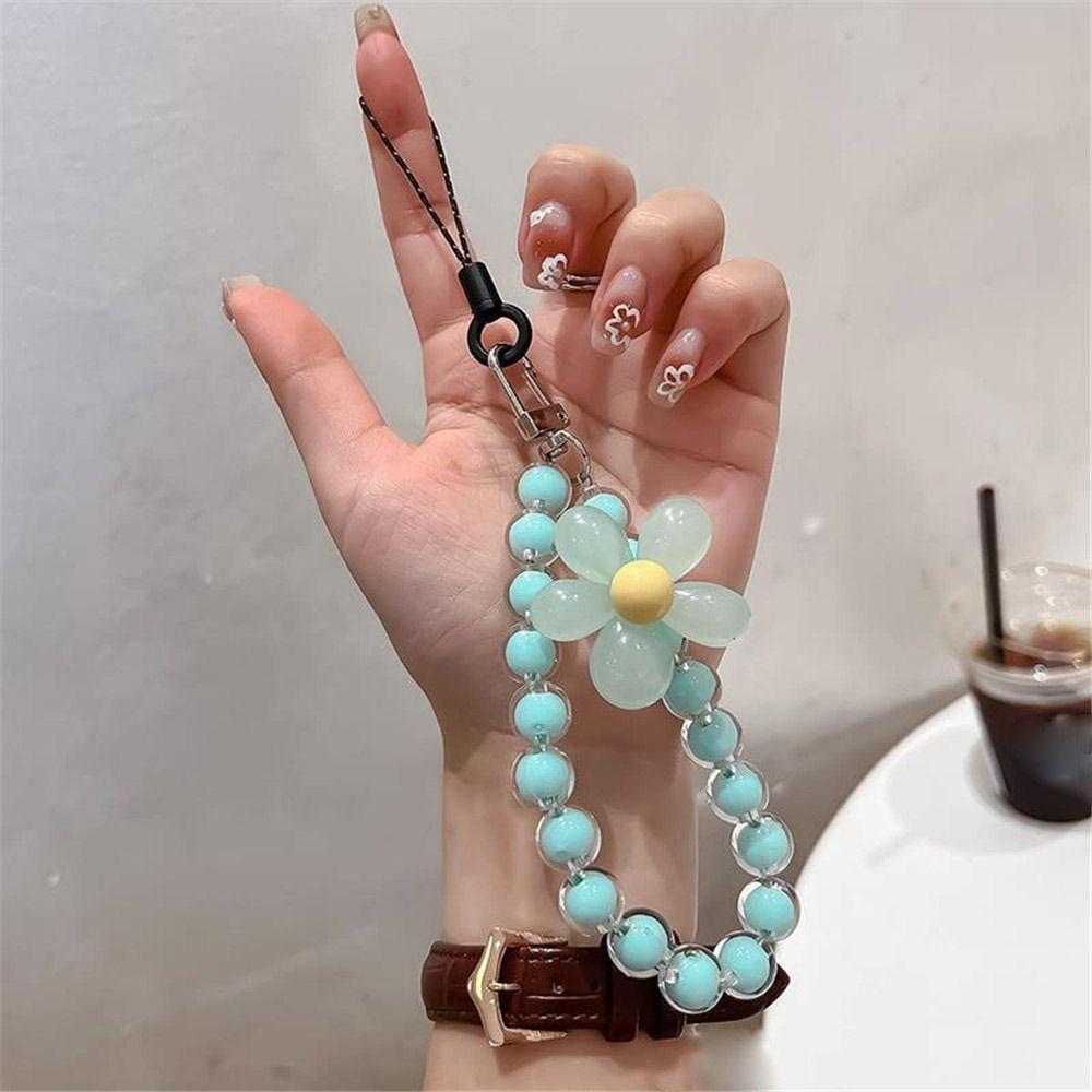 Cord Boho Ornament Summer Jewelry Lanyard for Keys Mobile Phone Chain Bead Lanyard Cellphone Straps