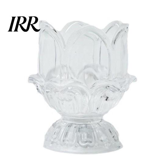 Battery Powered Candle Light Clear Lotus LED Electric Flameless Simulation Living Room Ambient Home Bedroom Anniversary Wedding Christmas