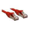 LINDY Network Cable - 6A S/FTP - LSOH - 500MHz - 2m - Red
