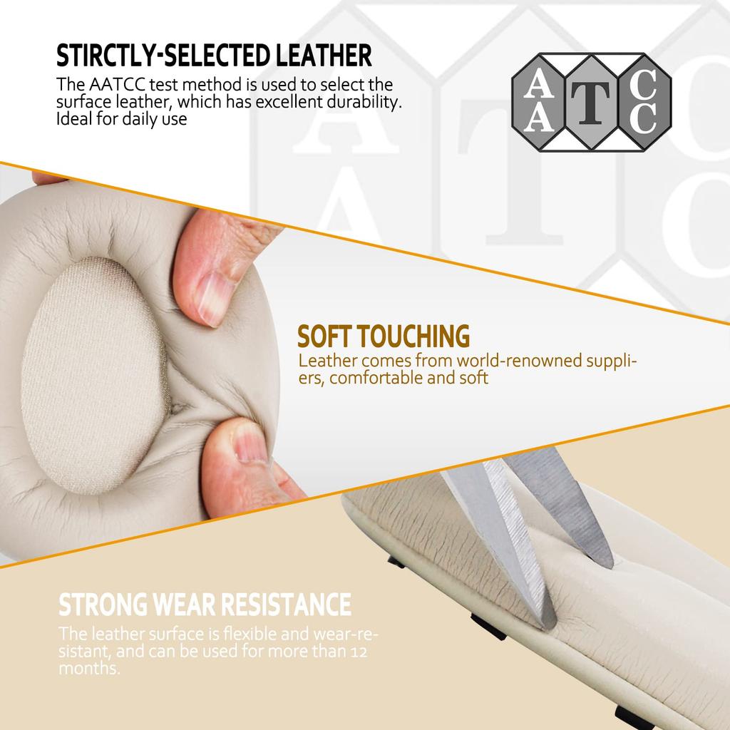 Krone Kalpasmos Сменные амбушюры для накладных наушников Sony с мягкой протеиновой кожей и пеной с эффектом памяти WH-1000XM3 wh-1000xm3 (золотой)