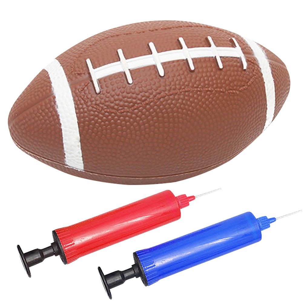 Teenagers Rugby Ball American Football Inflatable Child Toys Footballs with Inflator Children Game Ball for Children Teaching