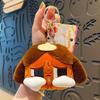 Adorable Plush Doll Keychain Cute Cartoon Design For Students And Couples