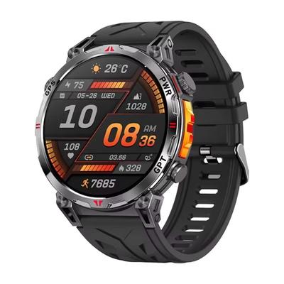 Мужские умные часы KC93 1,56 дюйма AMOLED GPS-позиционирование Спорт на открытом воздухе Фитнес-трекер Bluetooth-звонки Большой аккумулятор Смарт-часы