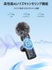 Wireless Pin Microphone for Magnetic Pin Microphone Instant Noise 14 Hours Continuous Sound Compact Smartphone Microphone for Vlog Video Live Online