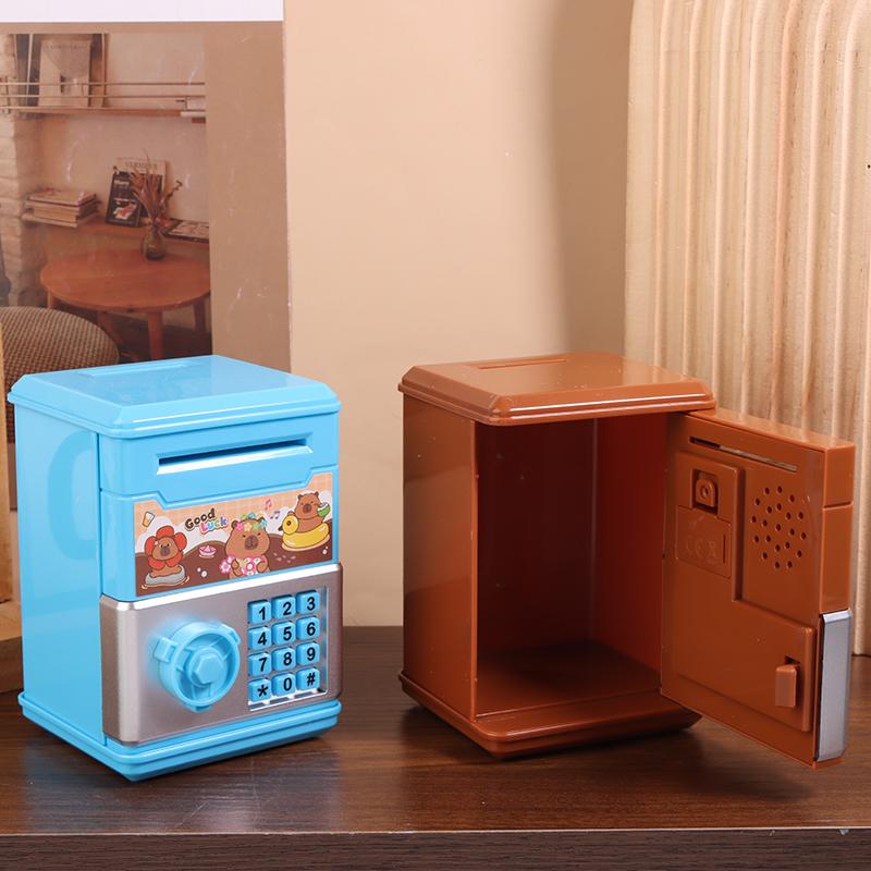 1 шт. Kawaii Kapibala креативная сберегательная банка для детей, копилка для хранения, милая игрушка в форме сердца для девочек, подарок на день рождения