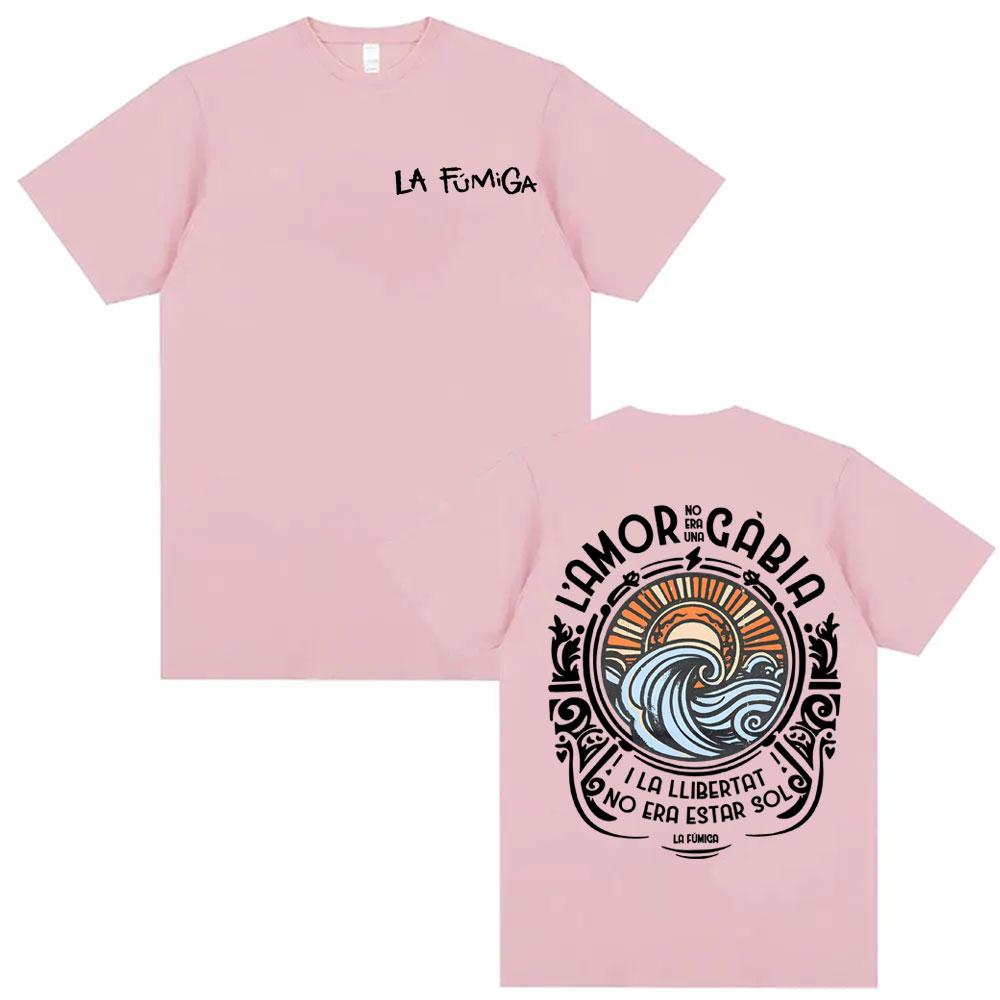 Band La Fumiga Llibertat Album Merch Tshirts for Unisex Women Harajuku Gothic Summer T Shirt High Quality Comfort pure Cotton Top