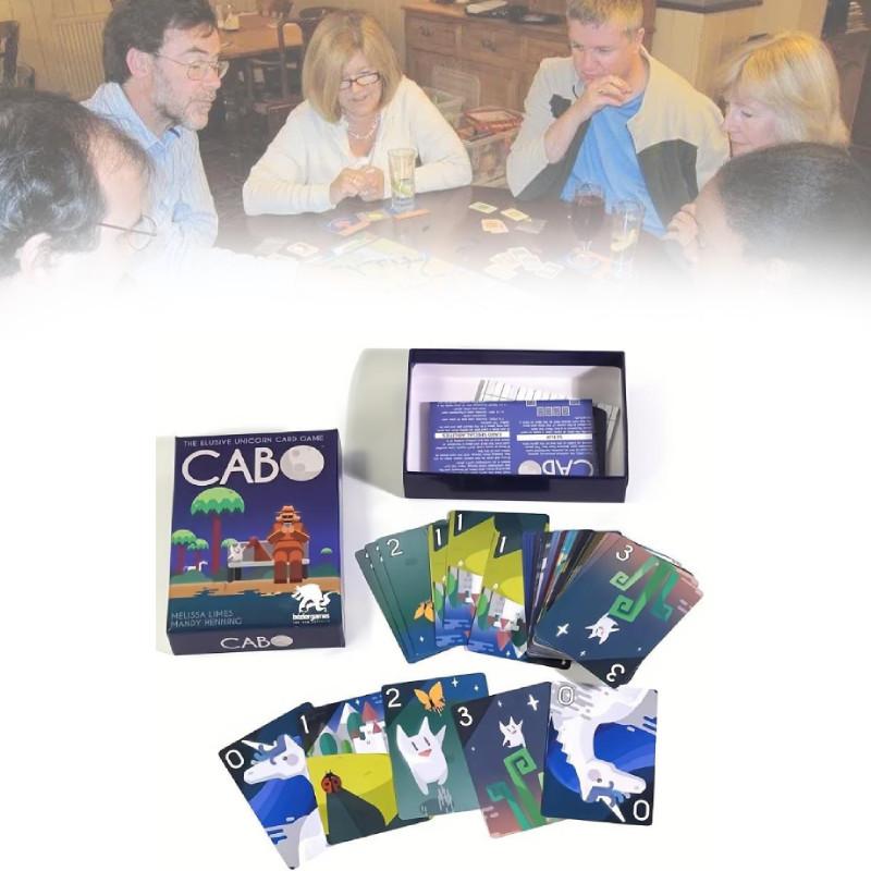 Креативная карточная игра Cabo для взрослых и детей Веселая игра на управление памятью для вечеринок от 2 до 4 игроков