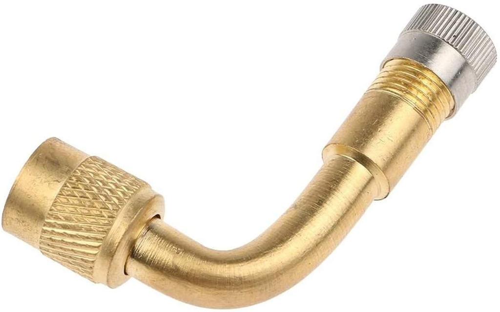 [2pack] Moped 90° L-Type Air Valve for Motorcycles, Suitable for Small Wheel Vehicles, Car Air Pump